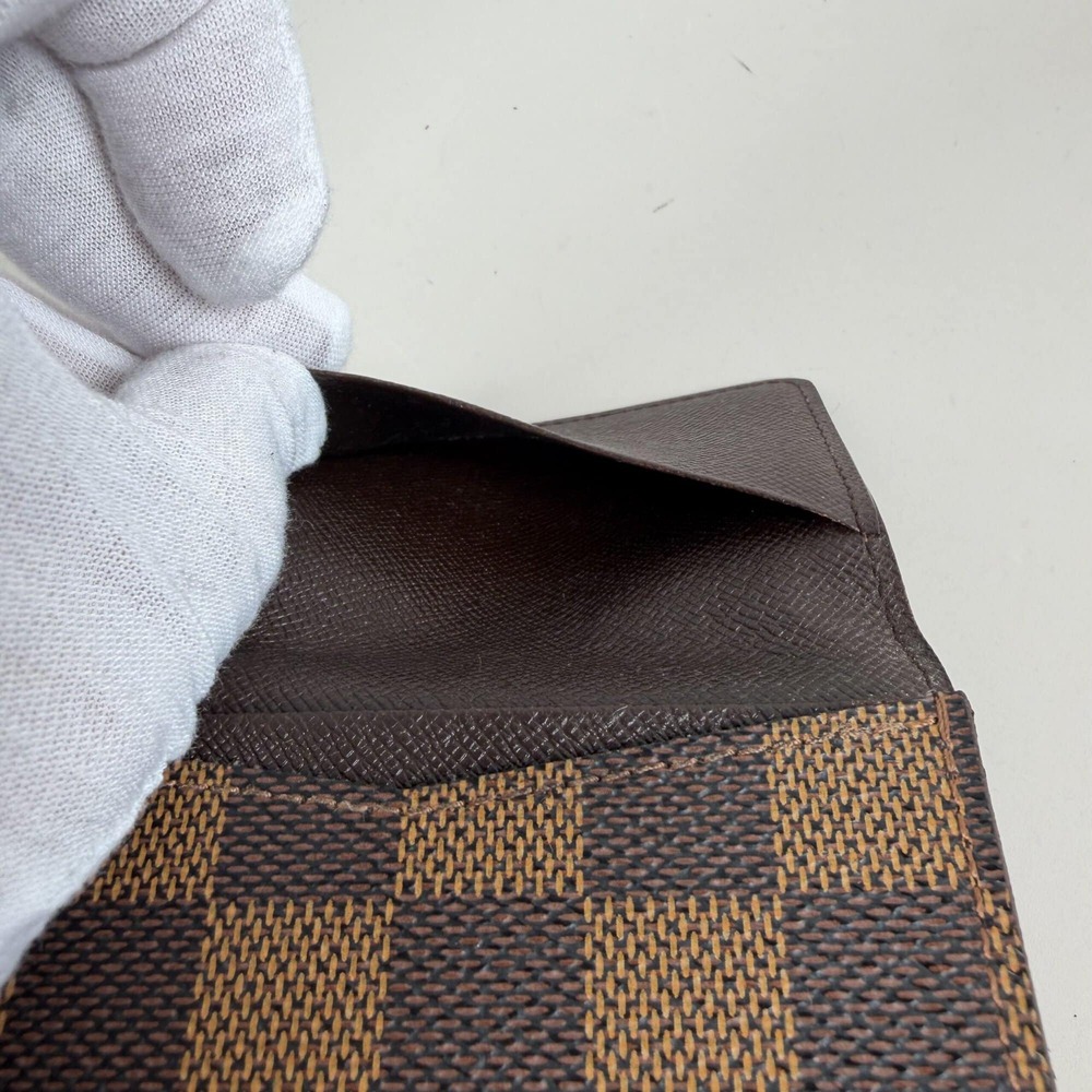 Louis Vuitton Damier Ebene Business Card Holder "Enveloppe Carte de Visite" - Picture 7 of 9